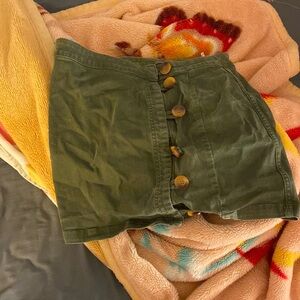 Free people denim skirt